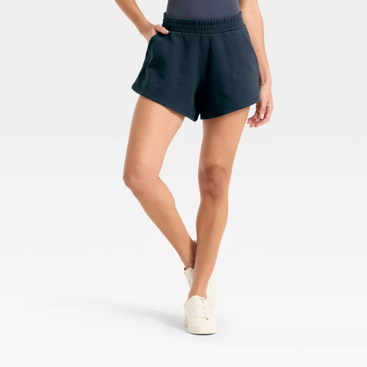 Women's 3" French Terry Flowy Shorts - All In Motion™ | Target