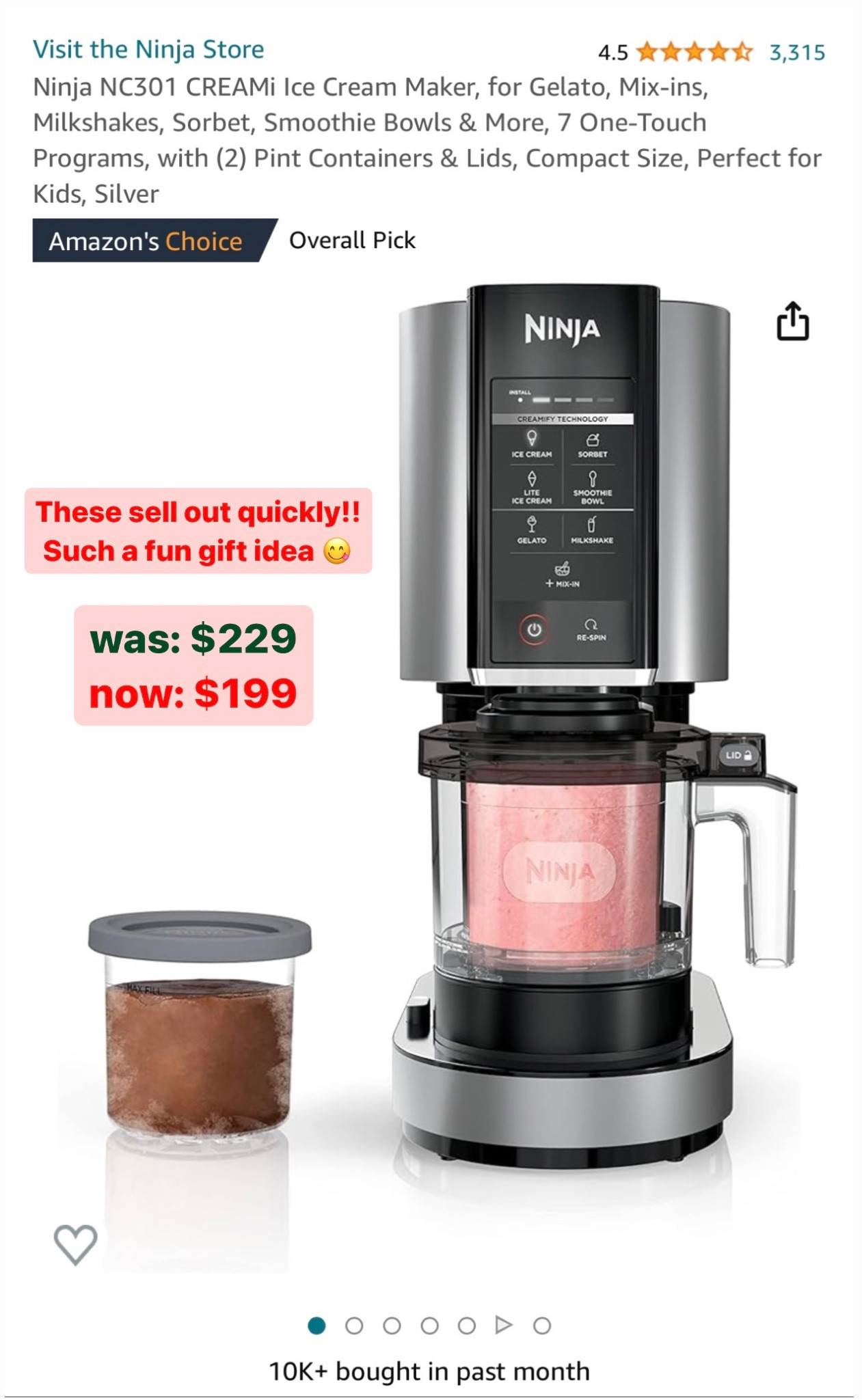 Ninja creami ice cream maker on sale from Amazonsnow ice

#LTKCyberWeek #LTKGiftGuide #LTKhome