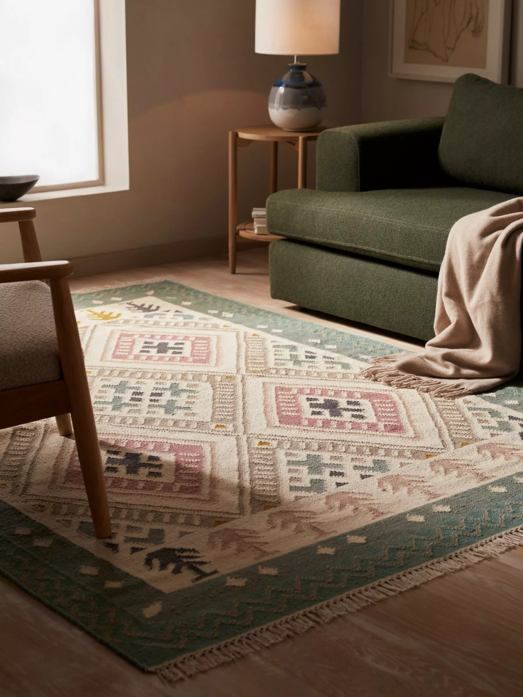 Budapest Rug, Multi, L150 x W90 cm | John Lewis (UK)