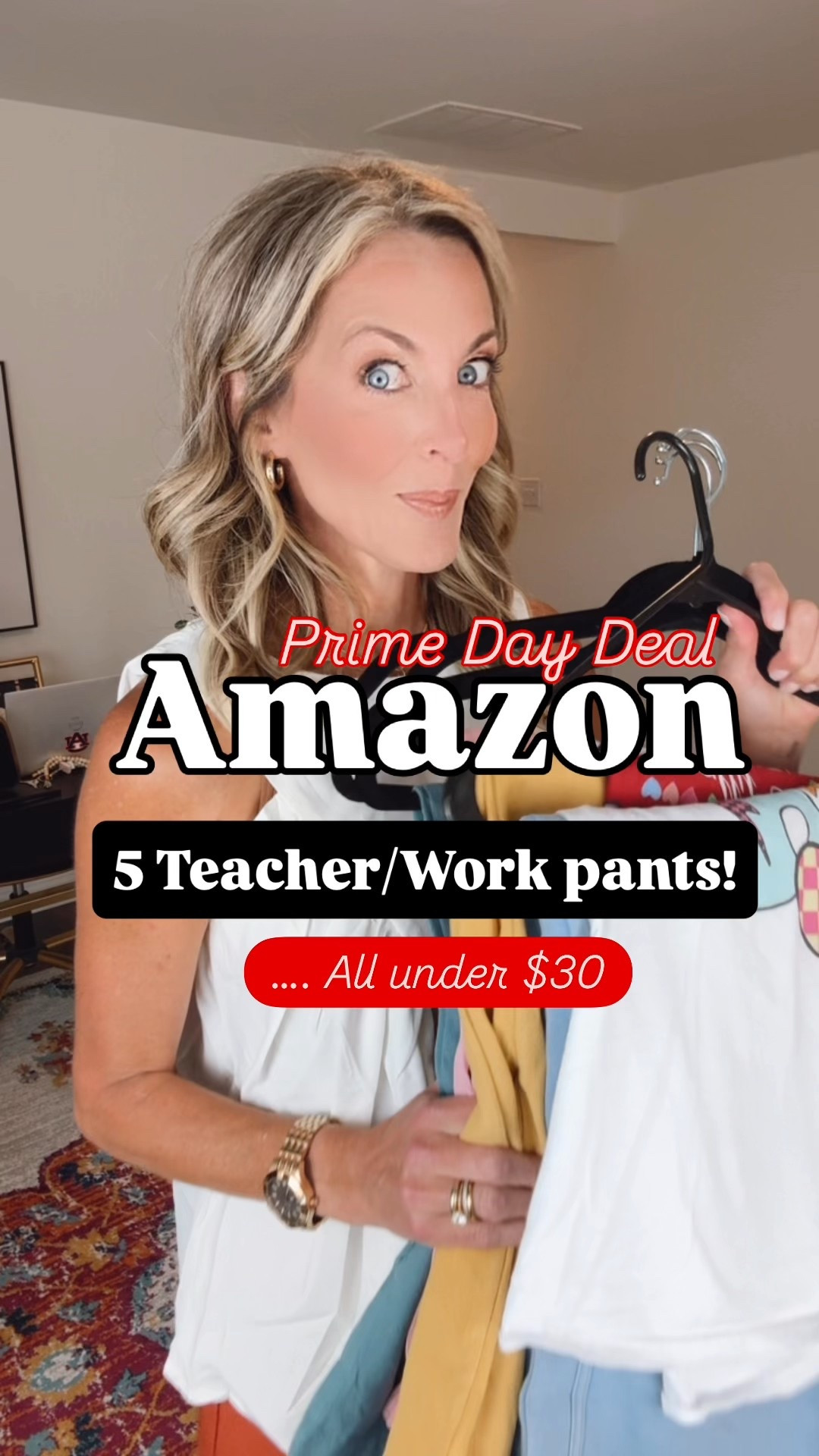 Prime Day Deal- Teacher Pants!!! All under $30 - all on @amazon!!! 

You asked for the perfect pants for teaching, and I found them for YOU – with a bonus!!!! All of the teacher pants I found are on PRIME DEAL and under $30! I picked Five different styles for you to choose your favorite - They are teacher tested and approved- These are the  perfect pants for teaching paired with your favorite sneakers, tops or teacher tees! I linked up all of your favorites! Teacher tees also on Prime deal! 🫶🏼. 

There is a pair of pants and tee for everyone’s style whether you are a teacher or not! Grab a pair or two while they are on sale!
 
@amazon , #founditonamazon, #ad #amazonpartner, @amazonfashion
#primedays  #backtoschool #teacheroutfits  

#LTKFindsUnder50 #LTKWorkwear #LTKOver40 #LTKStyleTip