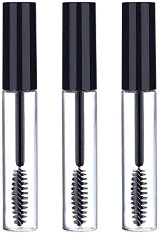 3pcs 10ml Empty Mascara Tube Wand Eyelash Cream Container Bottle with 3 Rubber Inserts 3 Funnels ... | Amazon (US)