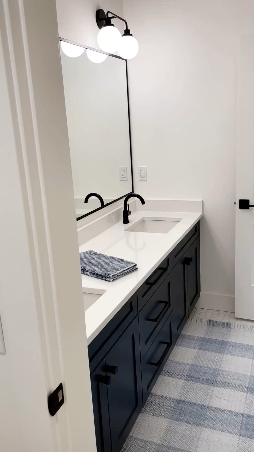 Our guest bathroom coastal blue gingham rug and heathered navy towels are currently on sale. Perfect if you’re wanting to freshen up your bathroom just in time for summer.

#LTKhome #LTKsale #LTKsummer