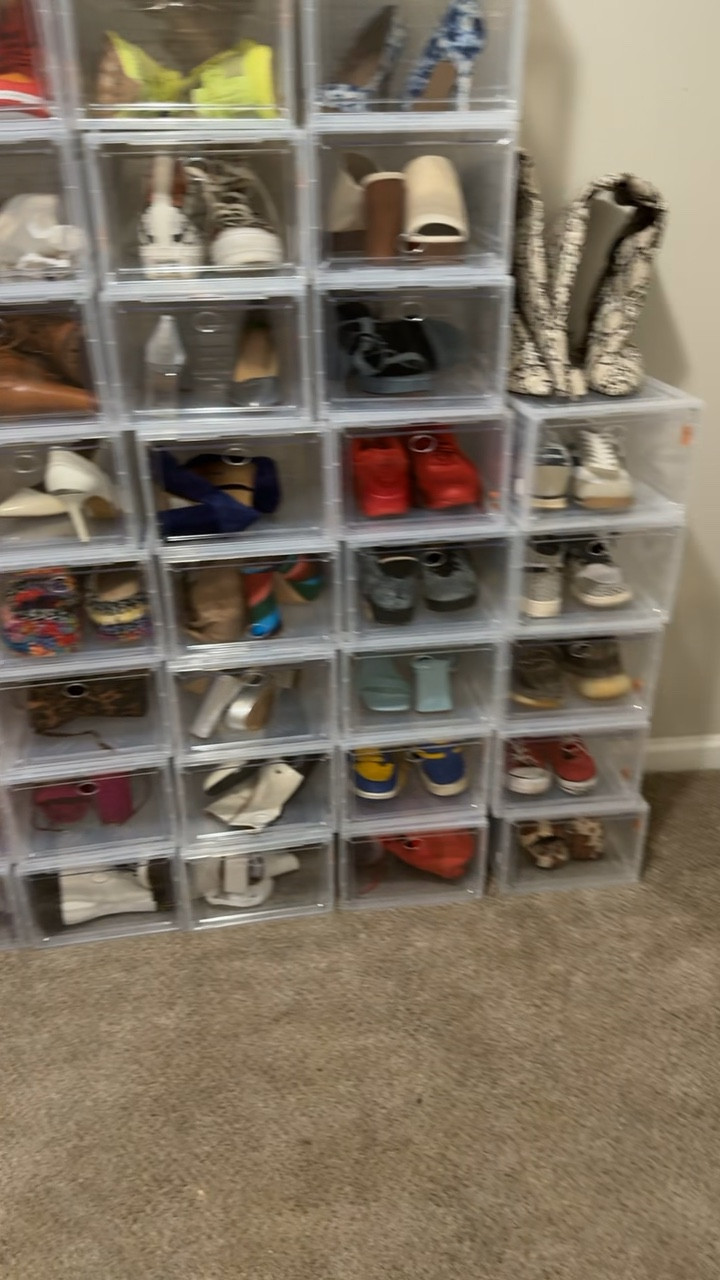 For those of you inquiring about my closet organizing efforts specifically the shoe organizers, click the link. 

#LTKShoeCrush #LTKHome
