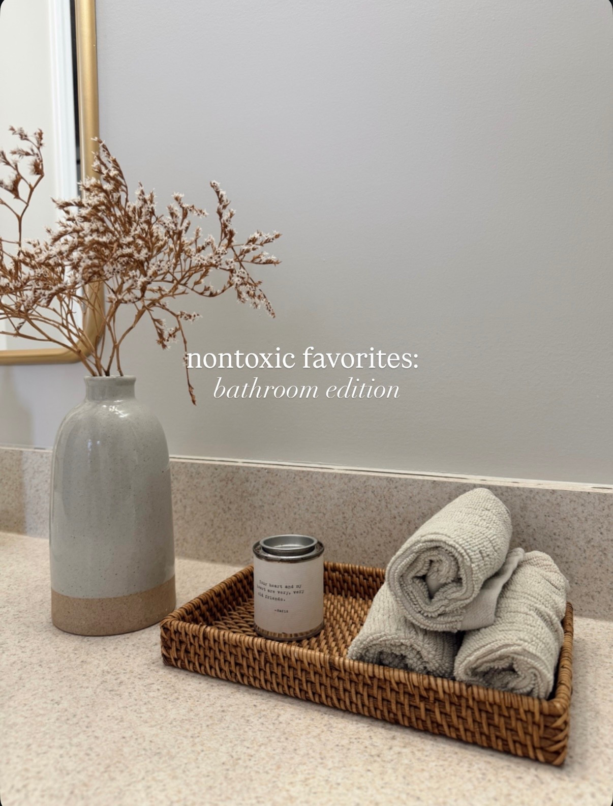 All of my favorite bathroom nontoxic swaps!