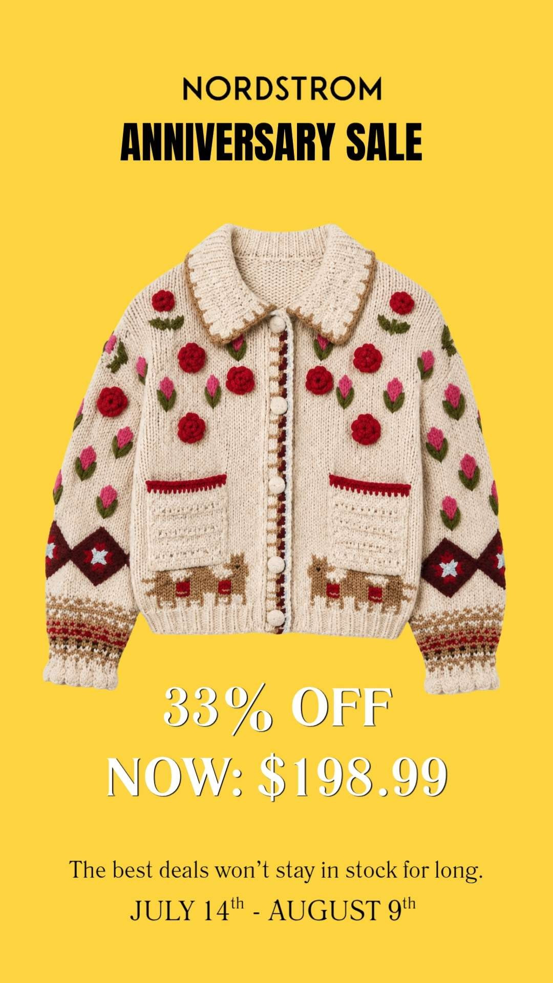 This cardigan is one of the standout knitwear pieces from the Nordstrom Anniversary Sale! 

The beautiful floral embroidery and handcrafted-inspired details make it feel like a designer piece, and it's the perfect statement layer for fall.

👩‍💻 LTK PRO TIPS
❤️ Heart = Support my posts ;-)
🔖 Save = Get restock alerts for the pieces you love!
📋 Lists = Keep favorites organized (List ideas: Nordstrom Sale, Fall Sweaters, Cozy Favorites!)
📲 Share = Send lists and products to a friend (or your daughters like me).
💬 Comment = Ask me anything, and I'll answer. ;-) 

 #LTKootd #LTKOver40 #LTKSaleAlert