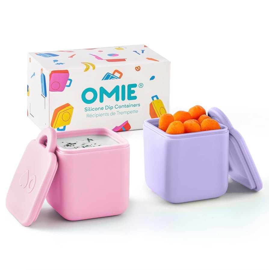 OmieBox (2 Pack) Leakproof Dips Containers to Go, Salad Dressing Container, Condiment Container w... | Amazon (US)