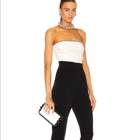 Black & White Eos Beaded Acrylic Box Clutch Bag | Poshmark