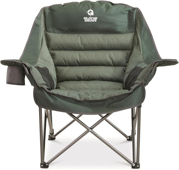 Guide Gear Oversized XL Comfort Padded Camping Chair, 400-lb. Capacity. | Amazon (US)