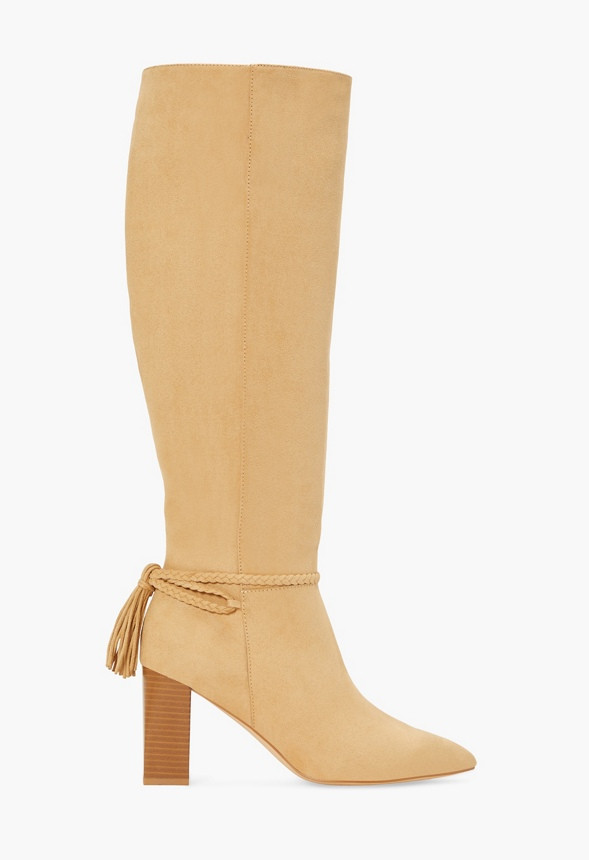 Ruby Tassel Heeled Tall Boot | JustFab