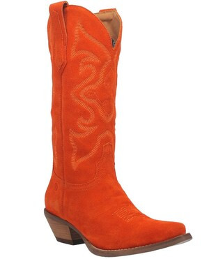 Out West Suede Tall Western Boots | Dillard's