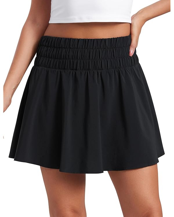 CRZ YOGA High Waisted Flowy Tennis Skirts for Women Pleated Casual Golf Athletic Pickleball Skort... | Amazon (US)