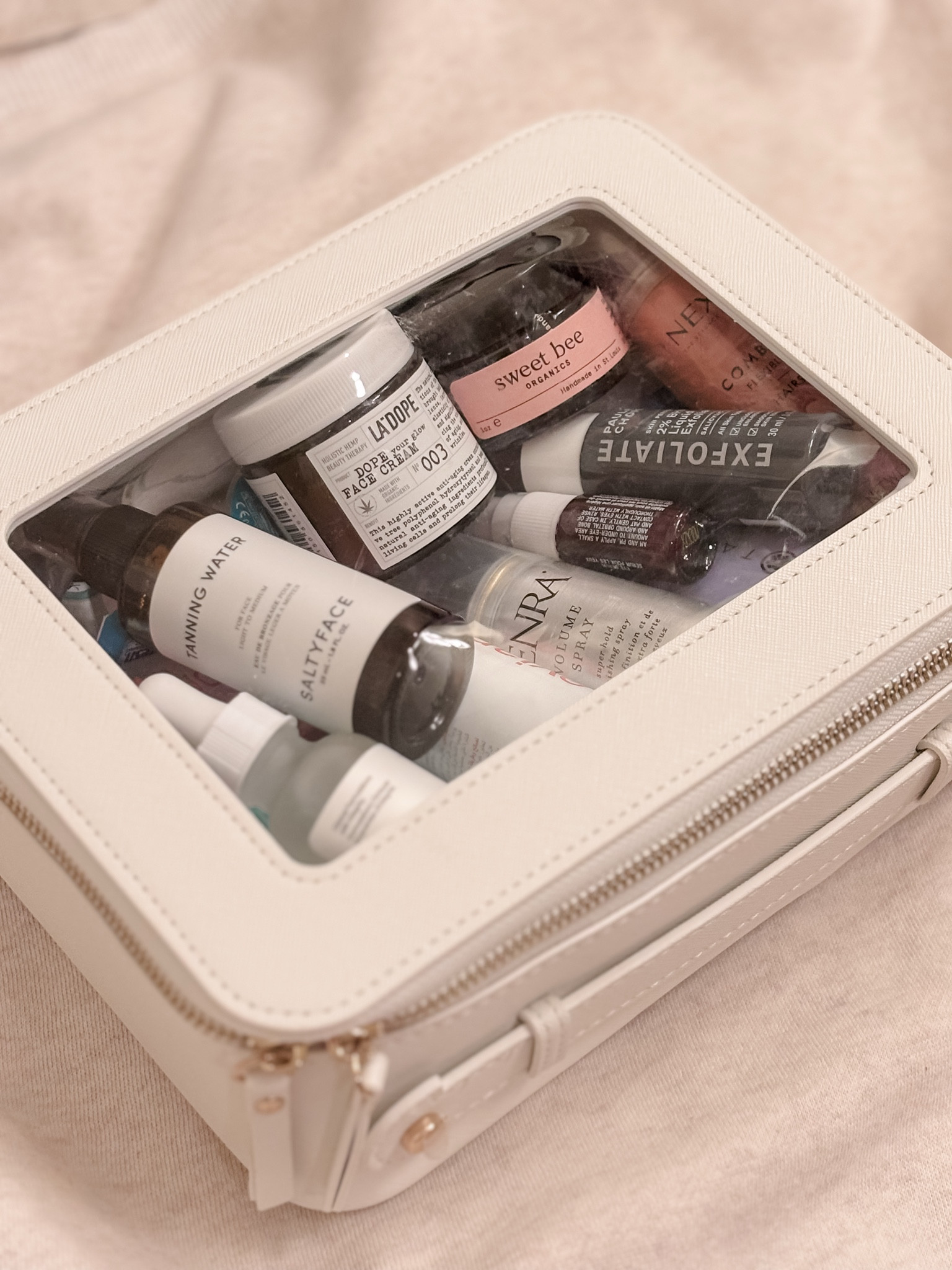 Travel essentials! These toiletry/cosmetic cases were such a great find. As a self-confessed beauty addict I can confirm that they hold so much & all my daily essentials are packed! I snagged the double pack & use the smaller one for cosmetics. Available in 6 shades & on sale… ✈️

#LTKBeauty #LTKSaleAlert #LTKTravel