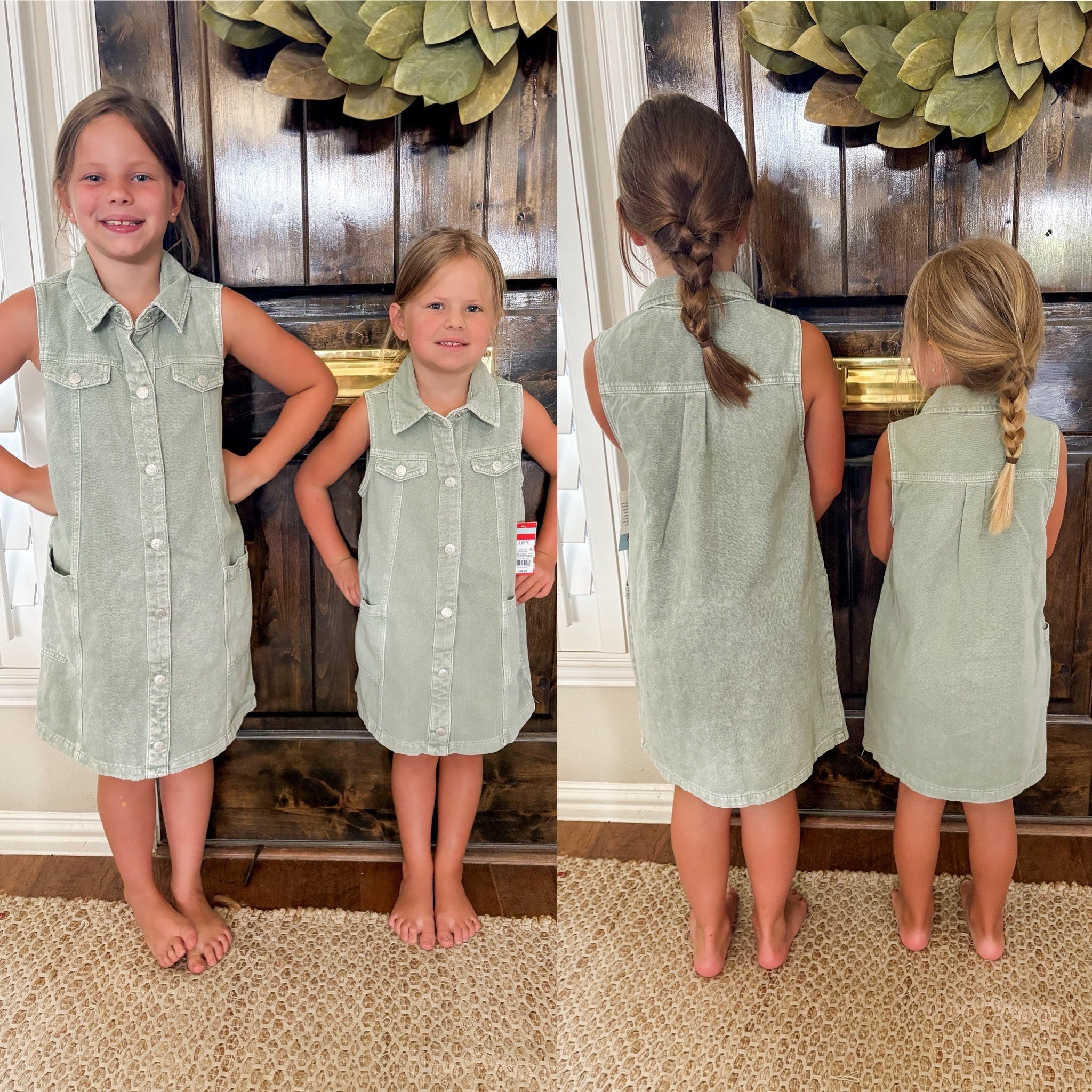 These little dresses are so dang cute! We’ll pair them with a big white bow and some sandals for school next month.

My 8 yo is wearing a large 
5yo is wearing a smalll

#LTKStyleTip #LTKKids #LTKFamily