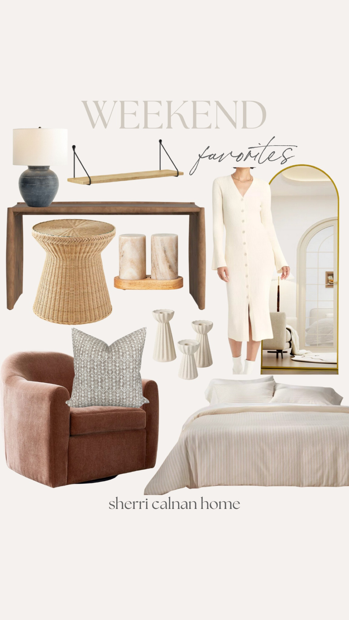 Weekend favorites

Favorite finds  Home decor  Bedroom inspo  Neutral look  Outfit inspo  Dress  Neutral decor  Chair  Lamp  Home finds  Winter look  Winter decor  SherriCalnanHome

#LTKSeasonal #LTKStyleTip