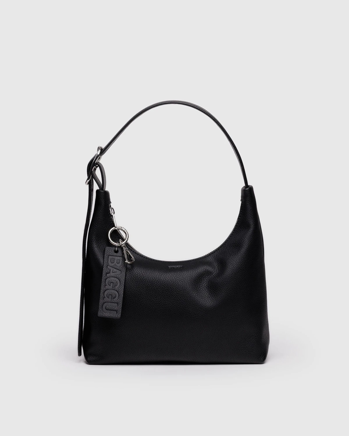 Mini Recycled Leather Shoulder Bag | BAGGU