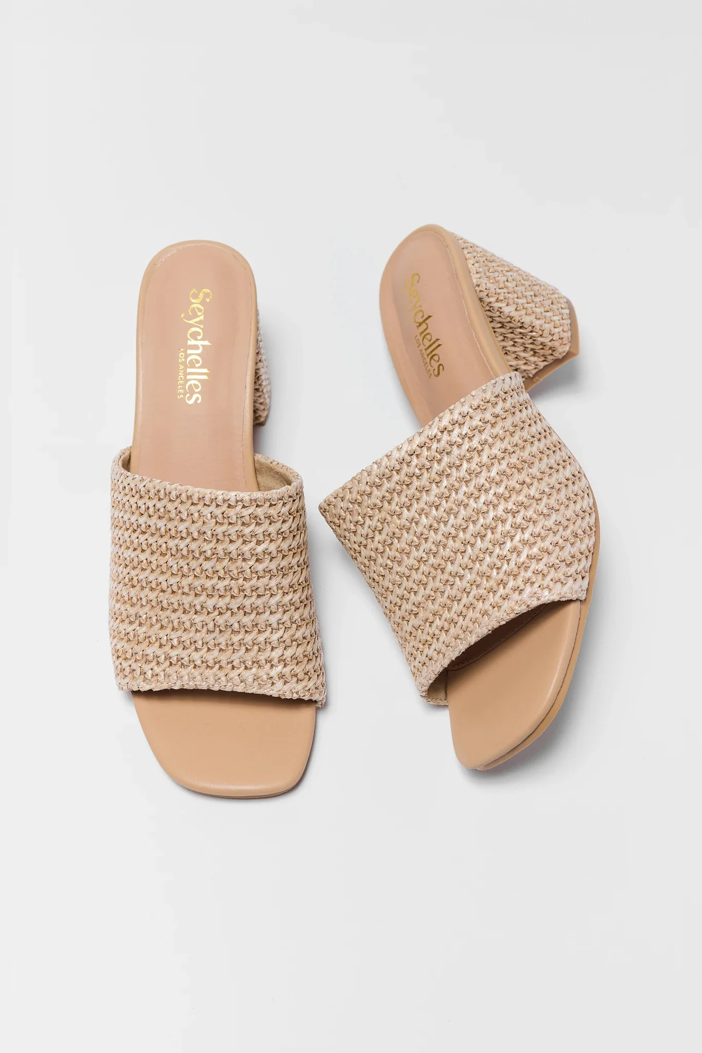 Adapt III Tan Woven Heels by Seychelles | Avara