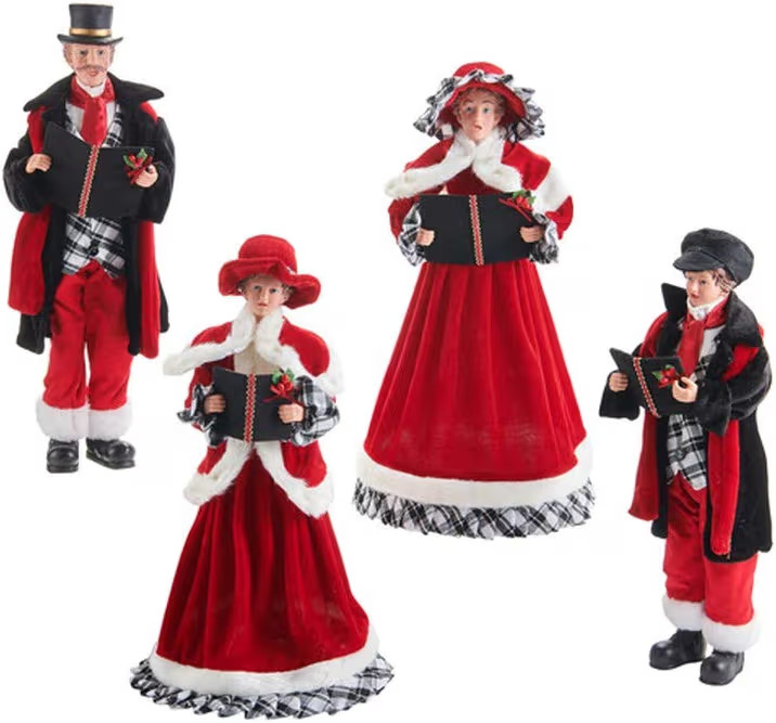 RAZ Imports 2021 Christmas Time in The Village 17.5-inch Carolers Figurine, Set of 4 | Amazon (US)
