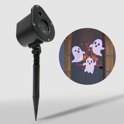 Philips LED Orange/White Haunted House with Dancing Ghosts Projector Halloween Special Effects Li... | Target