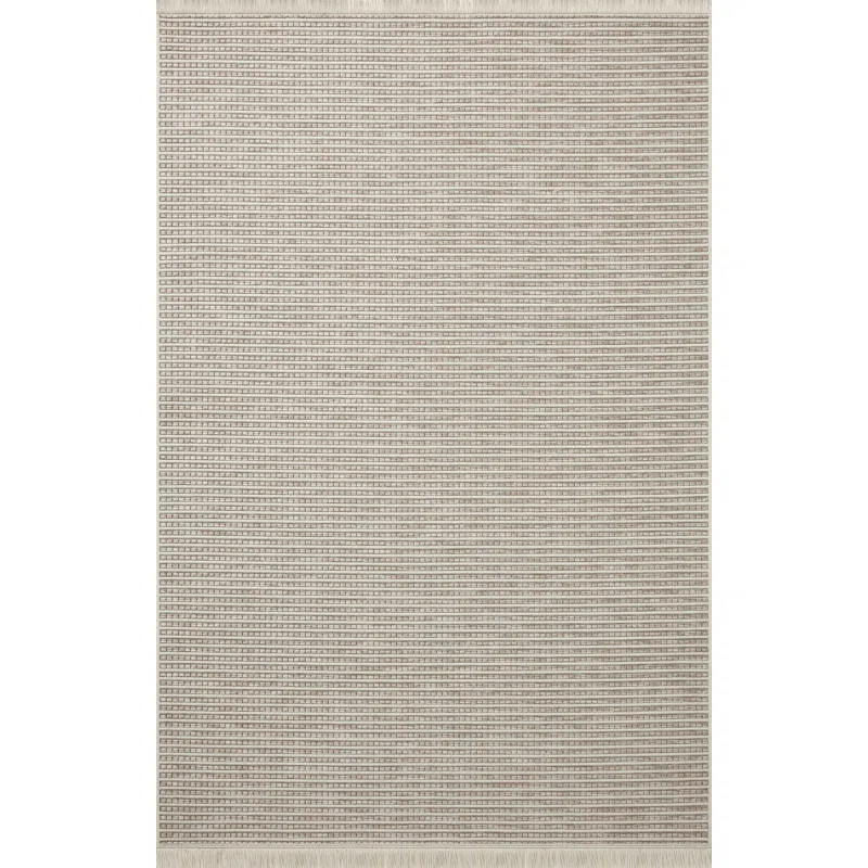 Amber Lewis x Loloi Malibu Ivory / Dove Indoor / Outdoor Area Rug | Wayfair North America