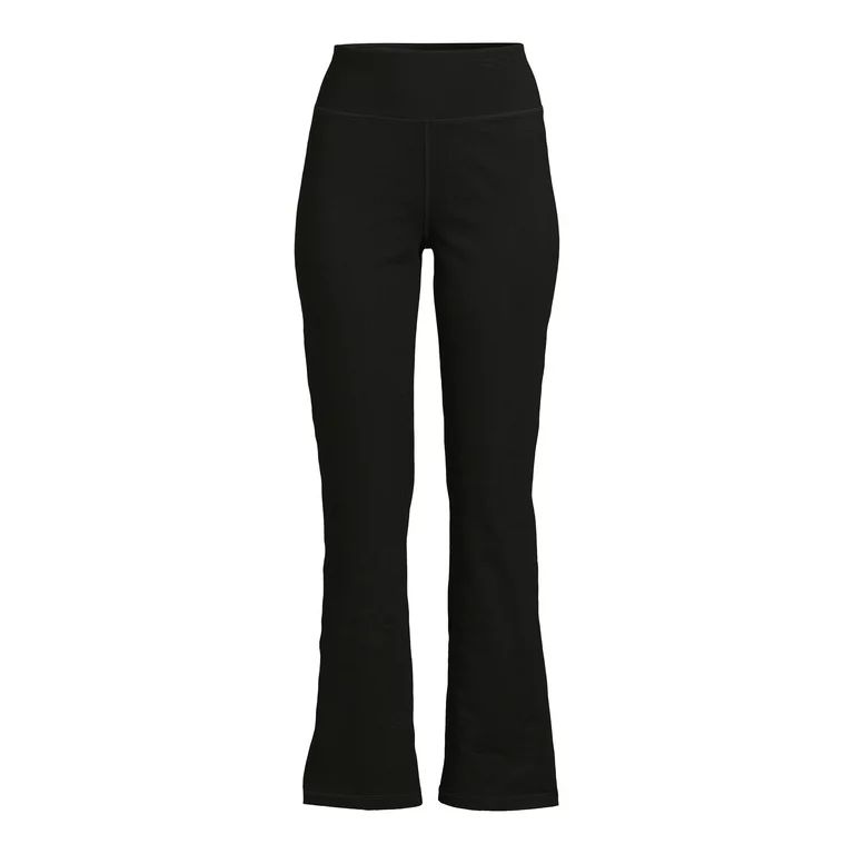 Athletic Works Women’s Stretch Cotton Blend Straight Leg Pants | Walmart (US)