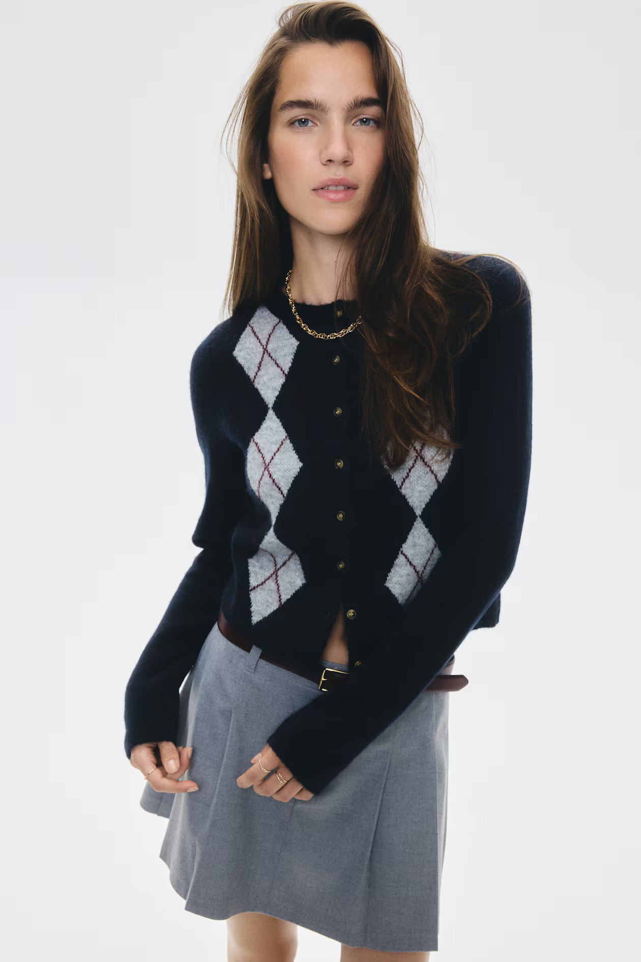 Jacquard-Knit Cardigan | H&M (US + CA)