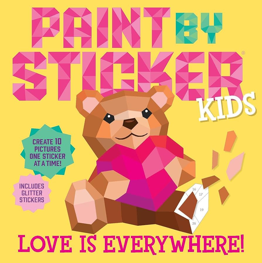 Paint by Sticker Kids: Love Is Everywhere!: Create 10 Pictures One Sticker at a Time! Includes Gl... | Amazon (US)