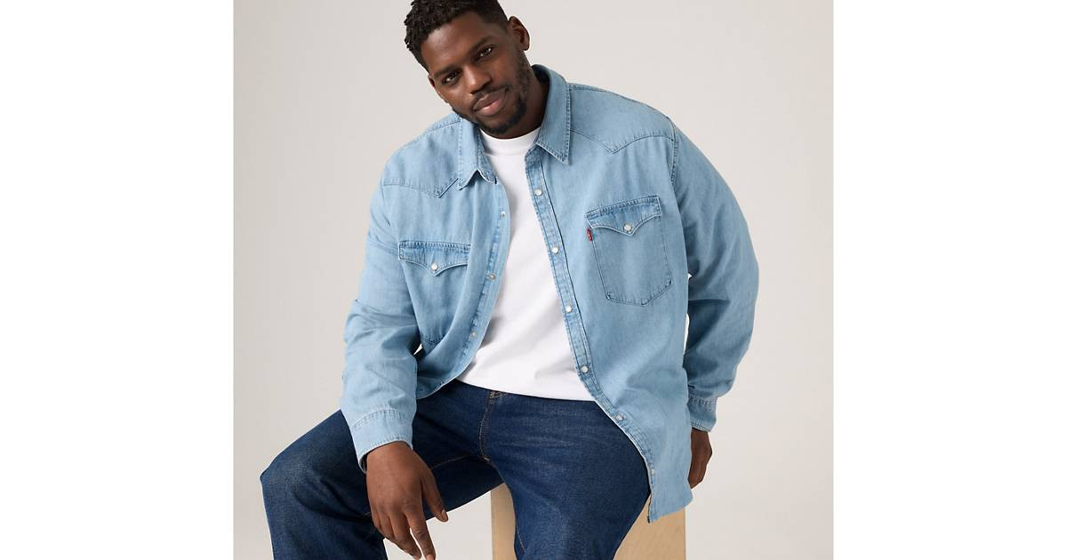 Classic Western Standard Fit Shirt (big) - Medium Wash | Levi's® US | Levi's US