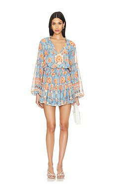 MISA Los Angeles Elisabetta Dress in Caged Floral from Revolve.com | Revolve Clothing (Global)