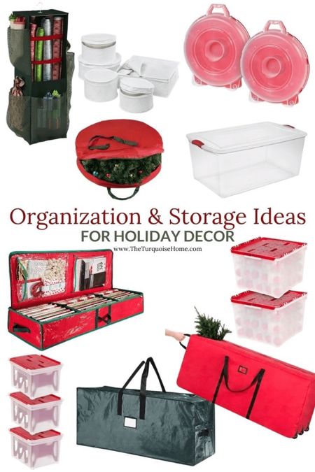 Christmas decor organization ideas, Christmas decor storage, organizing Christmas ideas, ornament storage, Christmas tree storage, light storage

#LTKHoliday #LTKhome #LTKSeasonal