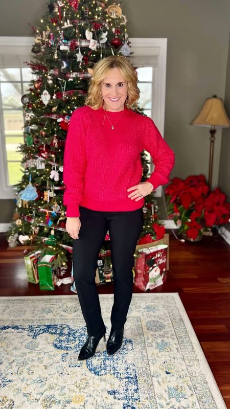 Get festive this holiday week in these gorgeous tops paired with @89thmadison’s 5 pocket stretch pants.  These super chic tops transform this versatile basic into the perfect look for all your events coming up.  Bonus - use code 89FreepantsKathrine for a free pair of pants with any order from 89th + Madison.  What your favorite top out of all these faves that @lbrambrick and I styled? #89thMadisonpartner #holidaystyle #holidayfashion #fashionover50

#LTKGiftGuide #LTKHoliday #LTKfindsunder100