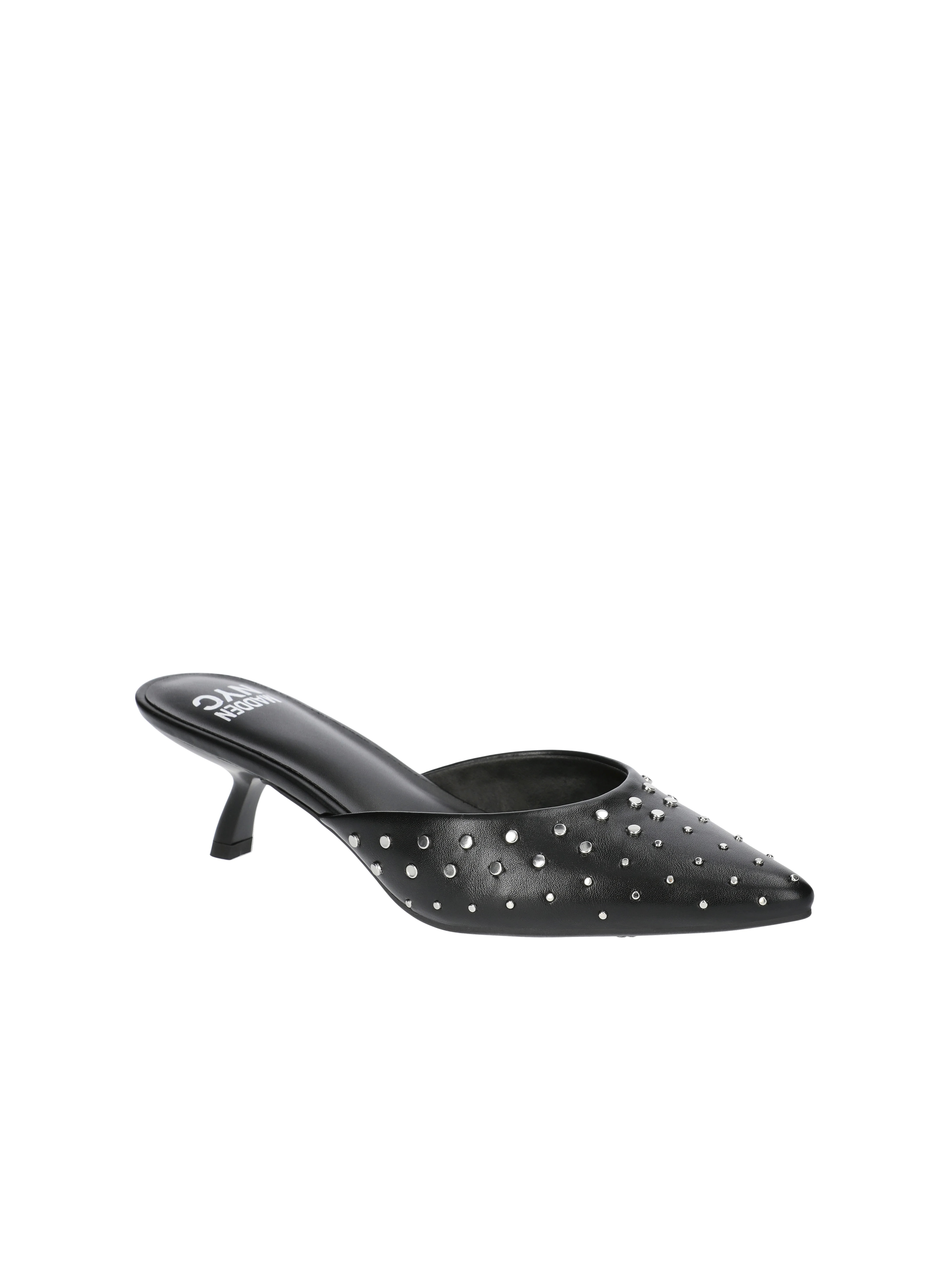Madden NYC Women's Kitten Heeled Slide On Mules | Walmart (US)