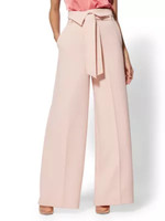 Click for more info about Pink Palazzo Pant - 7th Avenue - Modern