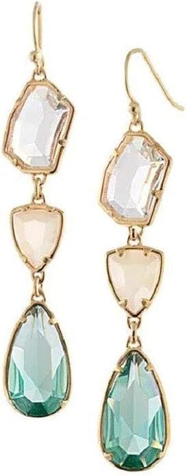 Newyht Crystal Fashion Earrings Classic Vintage Dangle Drop Earrings/Necklace for Women Girls | Amazon (US)