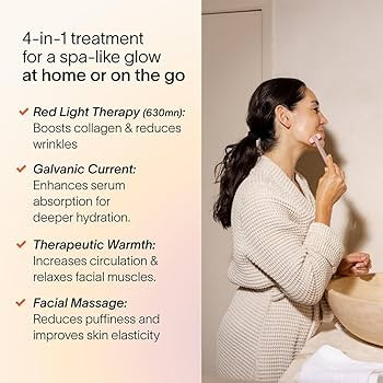 Solawave 4-in-1 Red Light Therapy Wand for Face & Neck | Beauty Device with Galvanic Current, Mas... | Amazon (US)