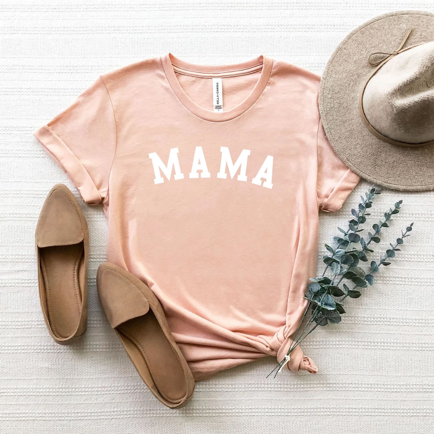 Mama Bold Graphic Tee, Blush | SpearmintLOVE