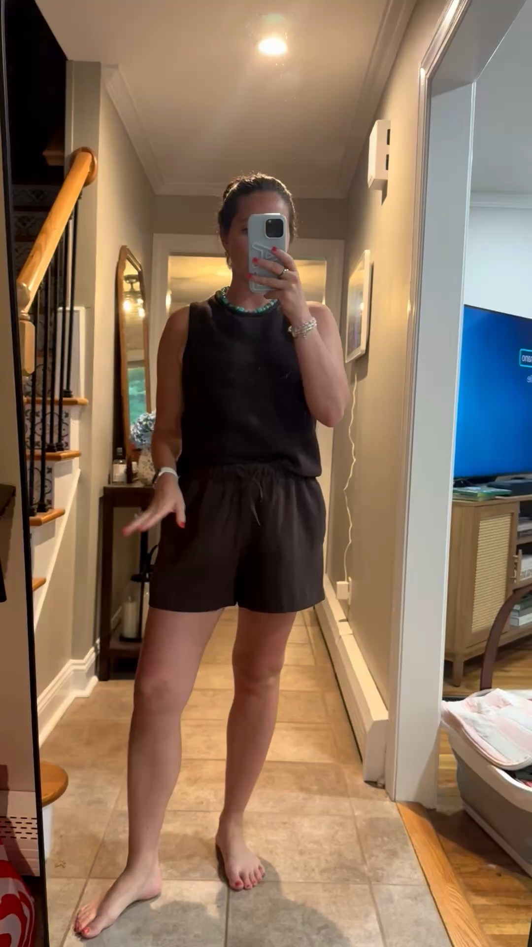 These shorts are so good!!! 
Wearing size M in both

#LTKSaleAlert #LTKootd