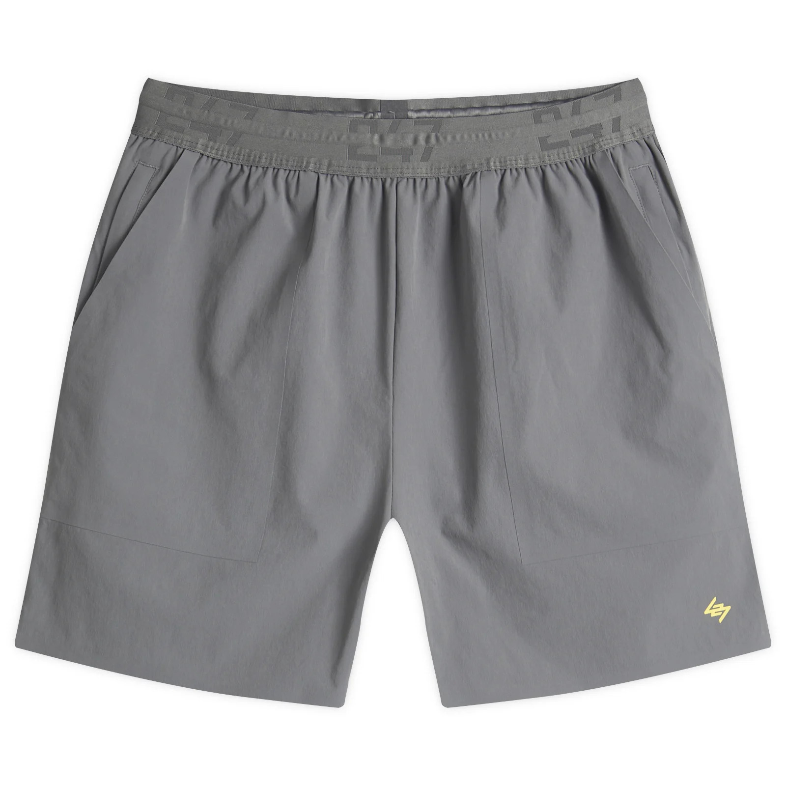 Represent Men's Team 247 Fused Short Pewter/Lemon | END. Clothing