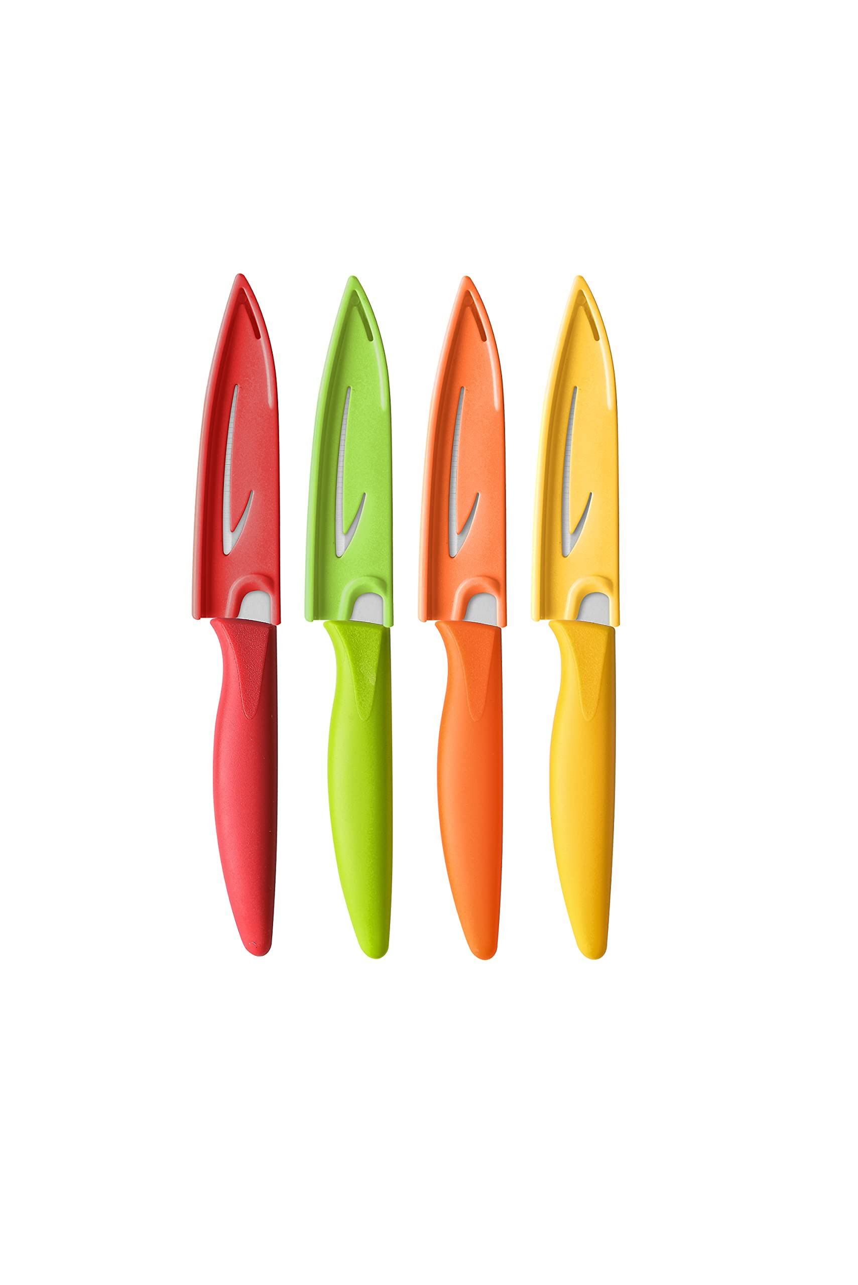VITUER Paring knife, 4PCS Paring knives (4 Knives and 4 Knife cover), 4 Inch Peeling Fruit and Ve... | Amazon (US)