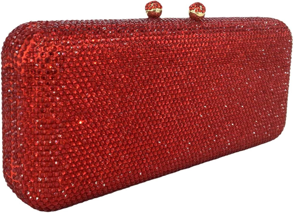Boutique De FGG Evening Bags and Clutches Women Formal Crystal Clutch Handbags Wedding Rhinestone... | Amazon (US)
