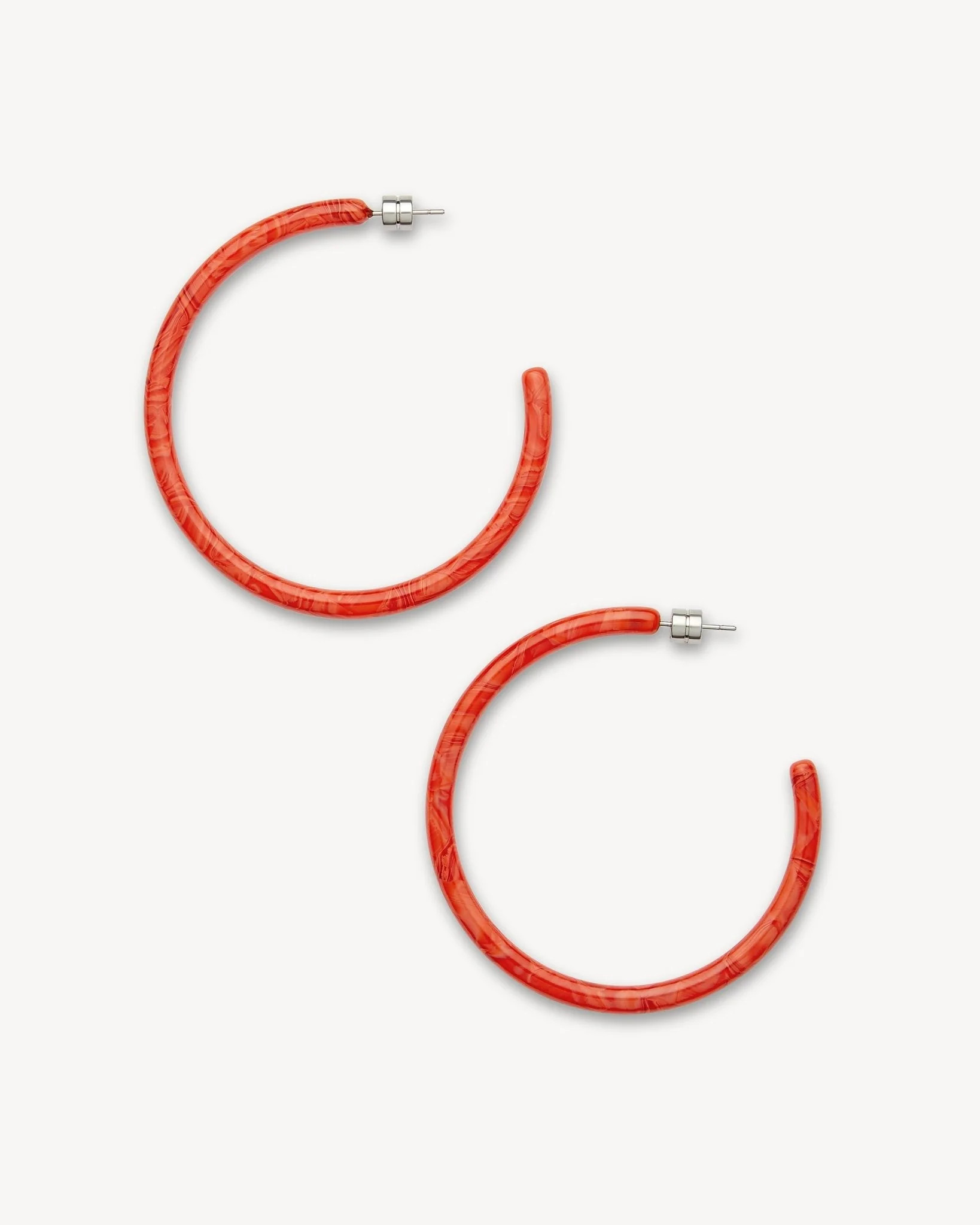 Machete Large Hoop Earrings in Poppy | Machete