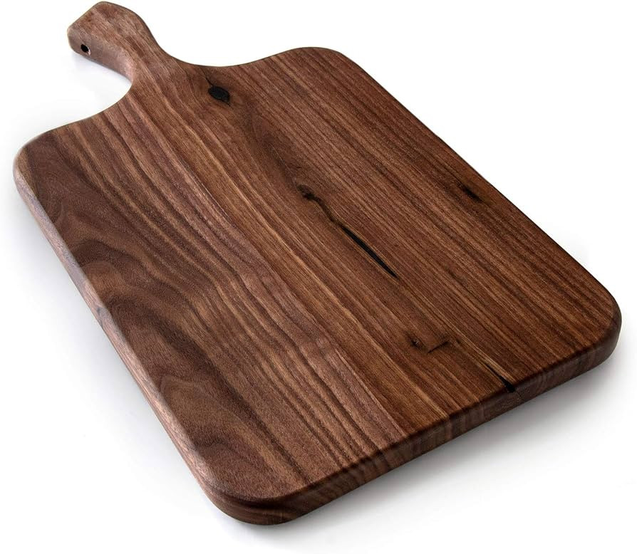 Brazos Home Dark Walnut Wood Cutting Board for Kitchen,Seasoned,Chopping Board,Wood Cheese Board,... | Amazon (US)