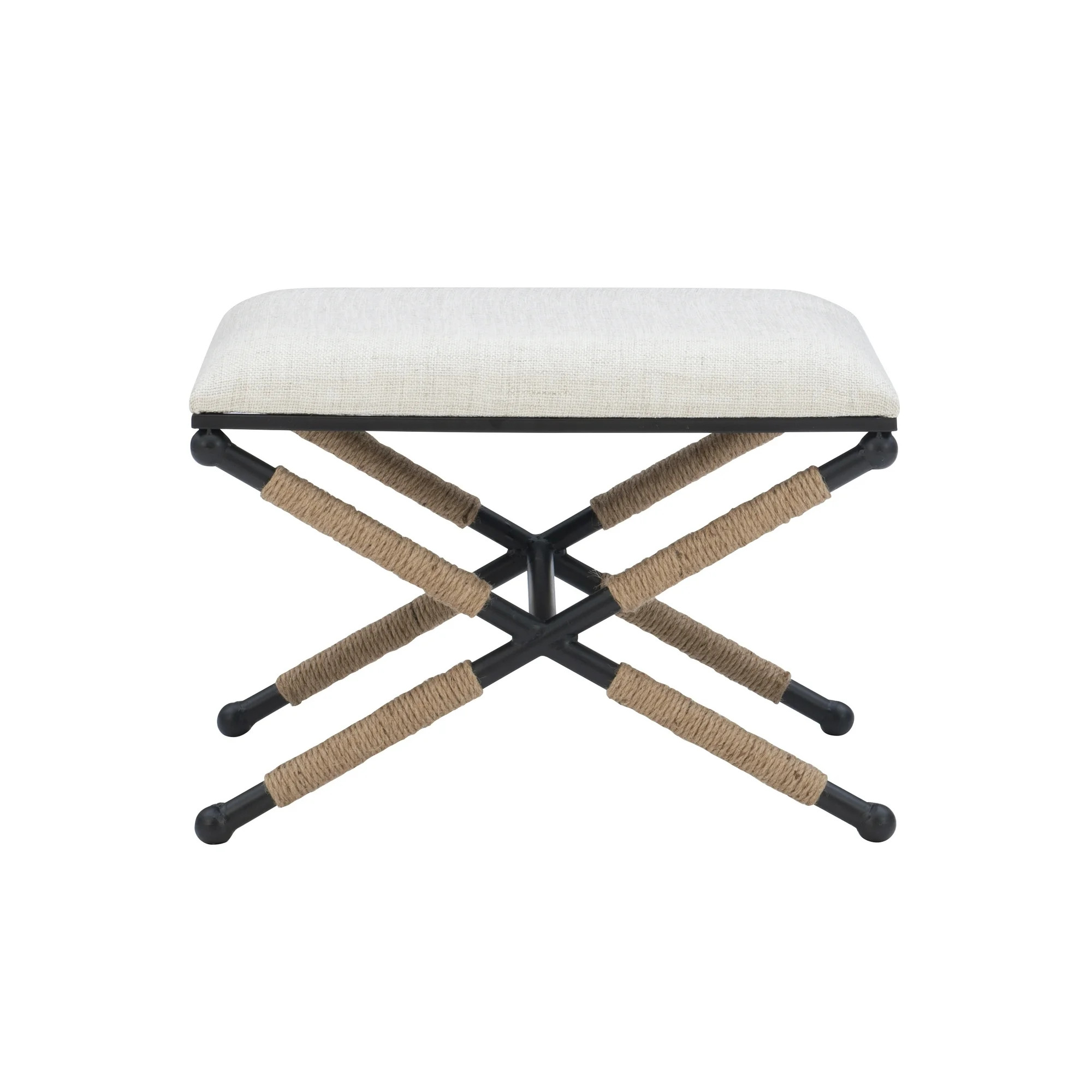 Linon Ashburn Campaign Accent Stool | Walmart (US)