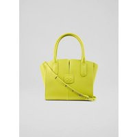 Jemi Lime Leather Mini Tote, Lime | L.K. Bennett (UK)