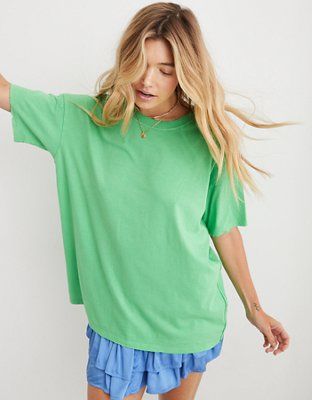 Aerie Oversized Boyfriend T-Shirt | American Eagle Outfitters (US & CA)