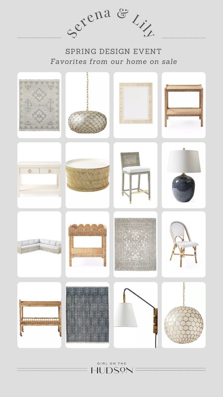Furniture from our home that’s all on sale for Serena & Lily’s big spring sale! 

Our new bedside table, living room rug, capiz chandelier, and outdoor sofa 🙌🏻

#LTKsalealert #LTKhome #LTKSeasonal