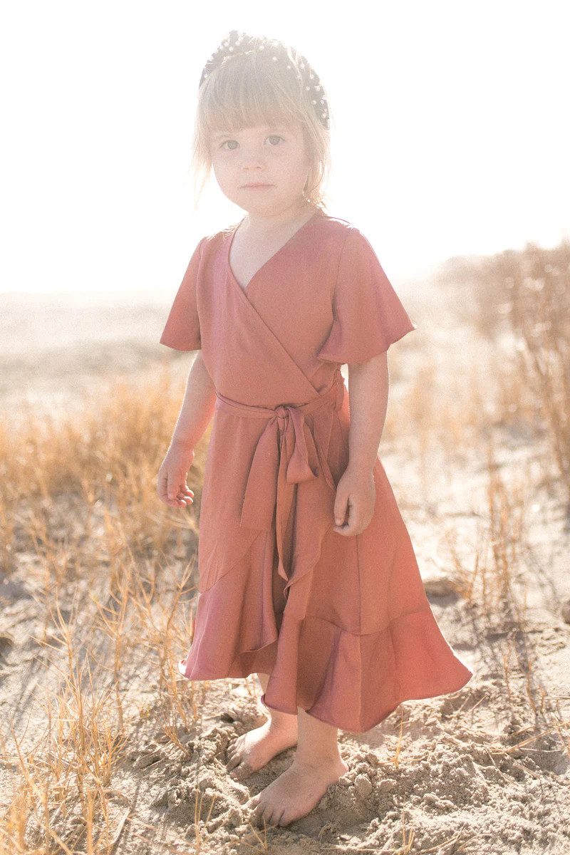 Mini Maggie Dress in Desert Rose | Ivy City Co