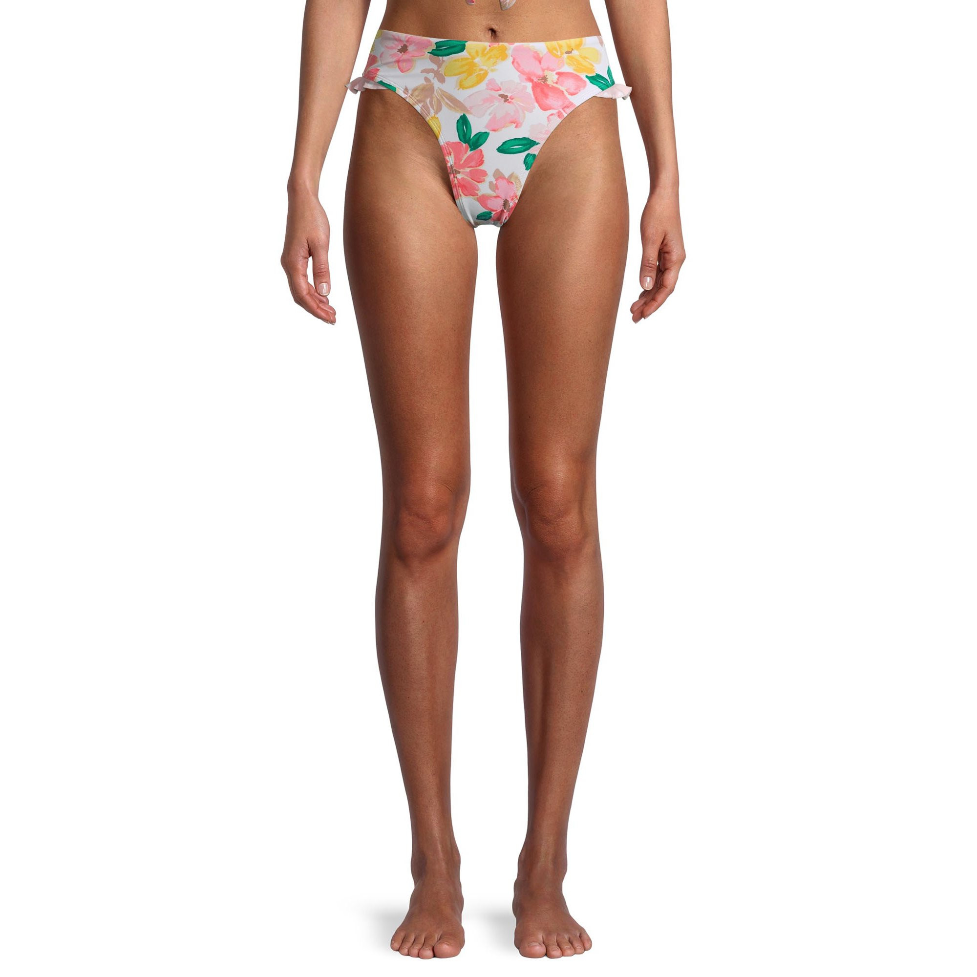 Time and Tru Women’s Watercolor Swim Bottoms | Walmart (US)