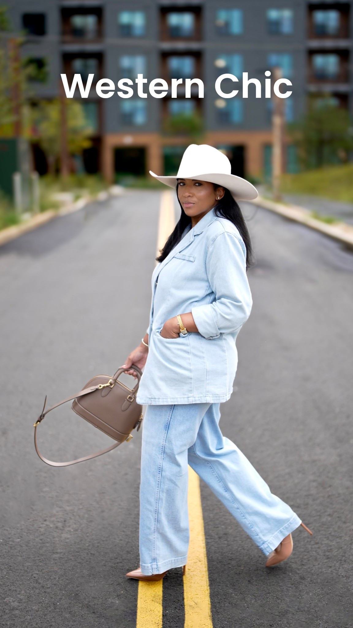 Western Chic Outfit for Fall
Denim Blazer: M
Jeans: 8
Hat: M/L

#LTKMidsize #LTKOver40 #LTKStyleTip