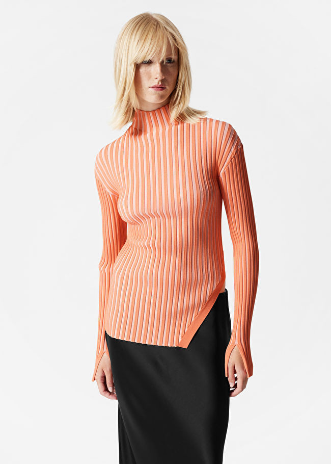 Asymmetric Rib-Knit Top | & Other Stories - US