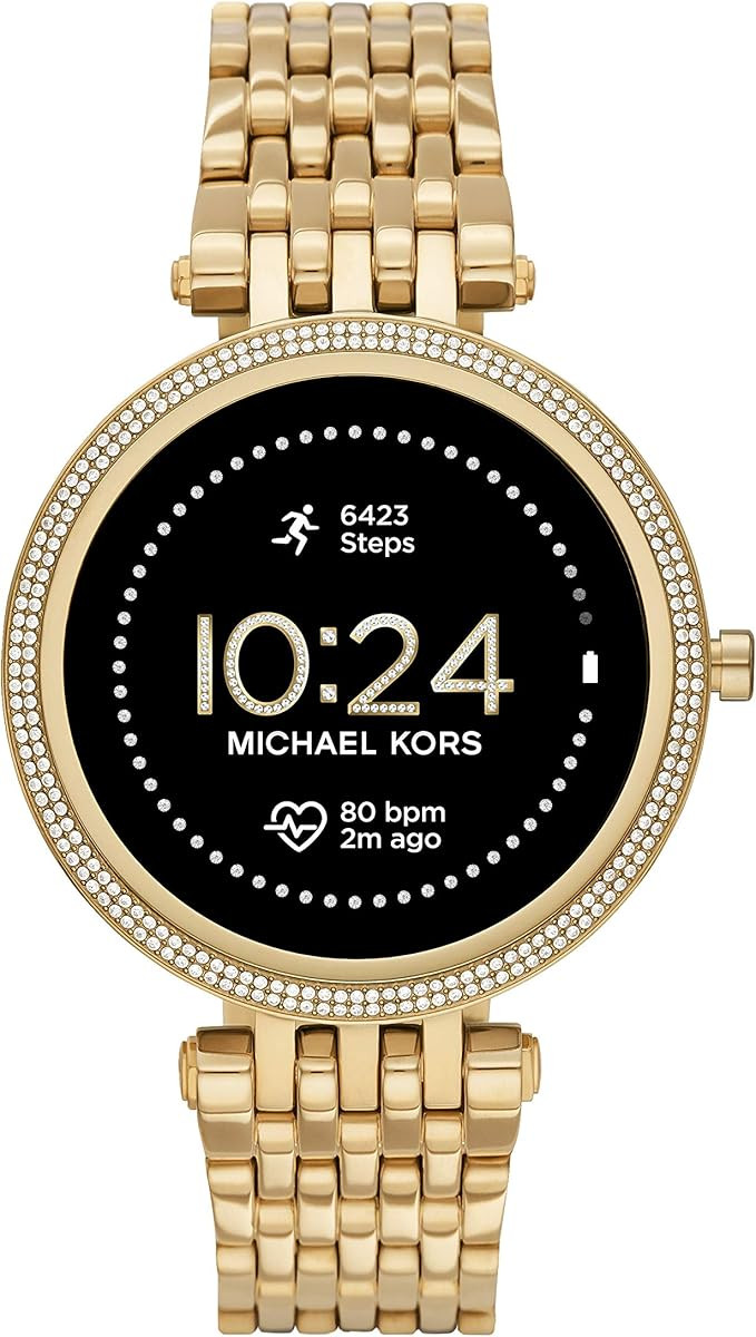 Michael Kors Women's Gen 5E 43mm Stainless Steel Touchscreen Smartwatch with Fitness Tracker, Hea... | Amazon (US)